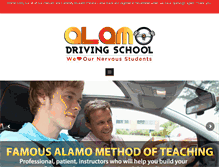 Tablet Screenshot of alamodrivingschool.com